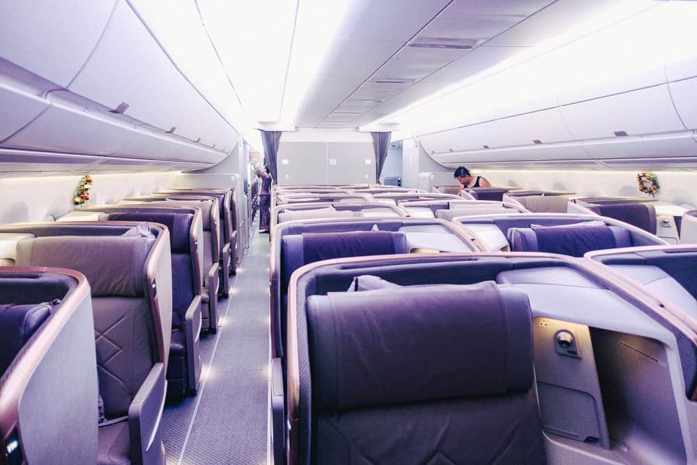 Singapore Airlines A350 Business Class 09